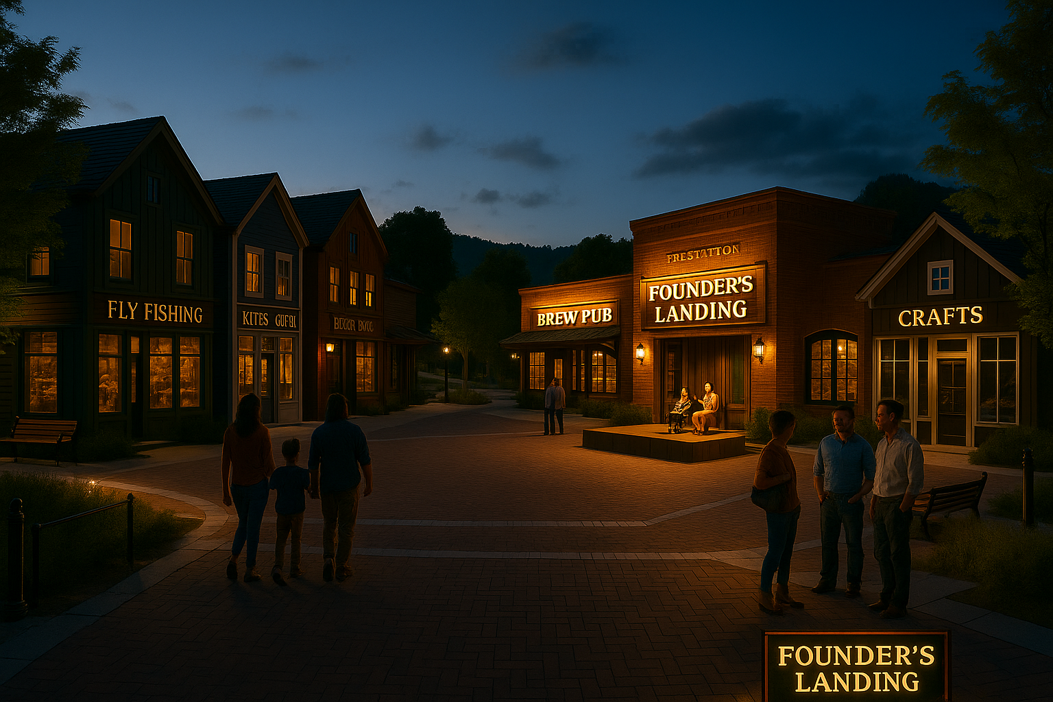 City Core - Night View